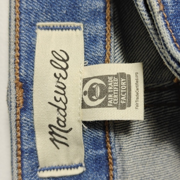 MADEWELL Curvy Kick Out Crop Jeans in Light Wash Size 26 - Picture 2 of 16
